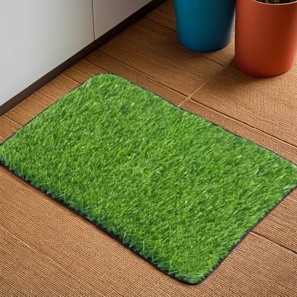 SANRAKSSHAN Artificial Grass Door Mat