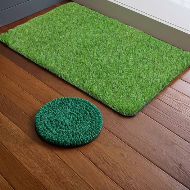 SANRAKSSHAN Artificial Grass Door Mat
