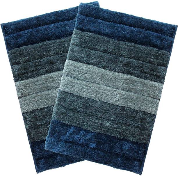 Chhogli Microfiber, PP (Polypropylene) Bathroom Mat