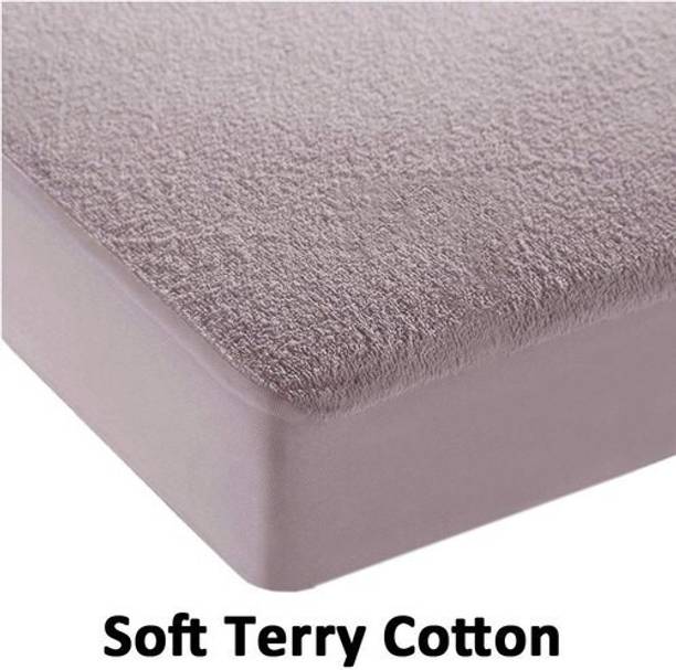 Magixy King Size Fitted Terry Cotton Breathable, Stretchable, Waterproof Mattress Cover