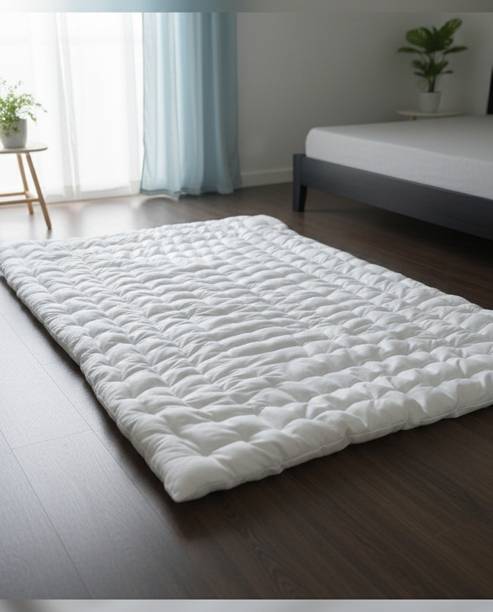 Aaveshmansuri 2 inch (5.08 cm) King Size Cotton Mattress Topper