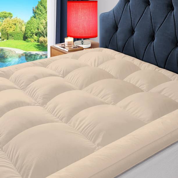 TUNDWAL'S Mattress Topper Double Size Breathable, Stretchable, Waterproof Mattress Cover