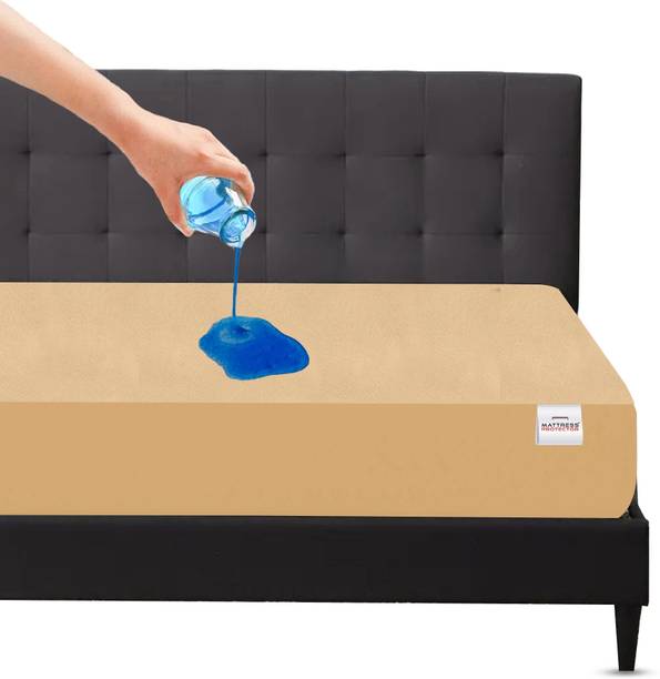 Mattress Protector Single Size Fitted Terry Cotton Brea...