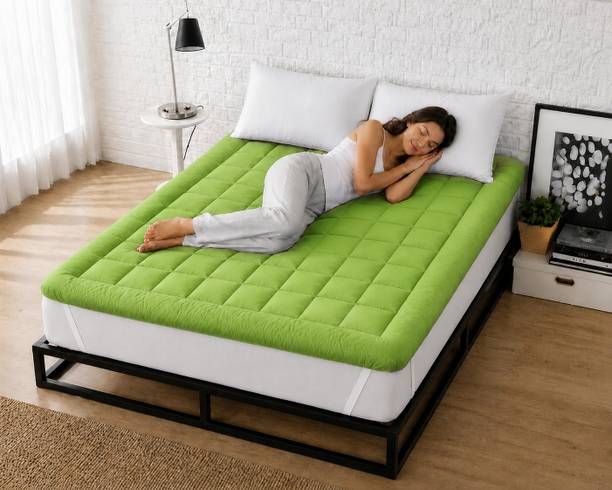 Cashmera 2 inch (5.08 cm) King Size Poly Fiber Breathable, Stretchable Mattress Topper