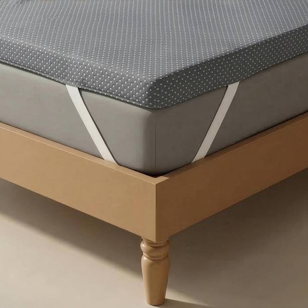 MY ARMOR 2 inch (5.08 cm) King Size Memory Foam Breathable, Stretchable Mattress Topper