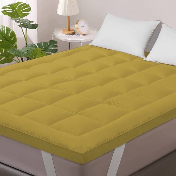 Jaipurlinen Mattress Topper King Size Breathable, Stretchable, Waterproof Mattress Cover