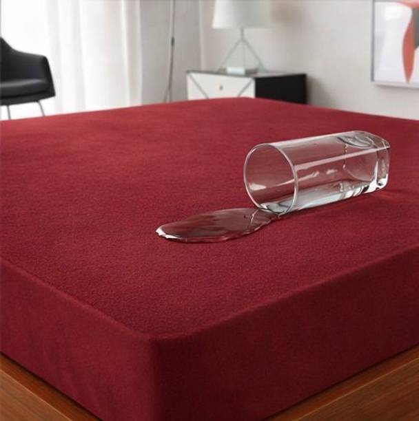 MK Life King Size Fitted Terry Cotton Breathable, Stretchable, Waterproof Mattress Cover