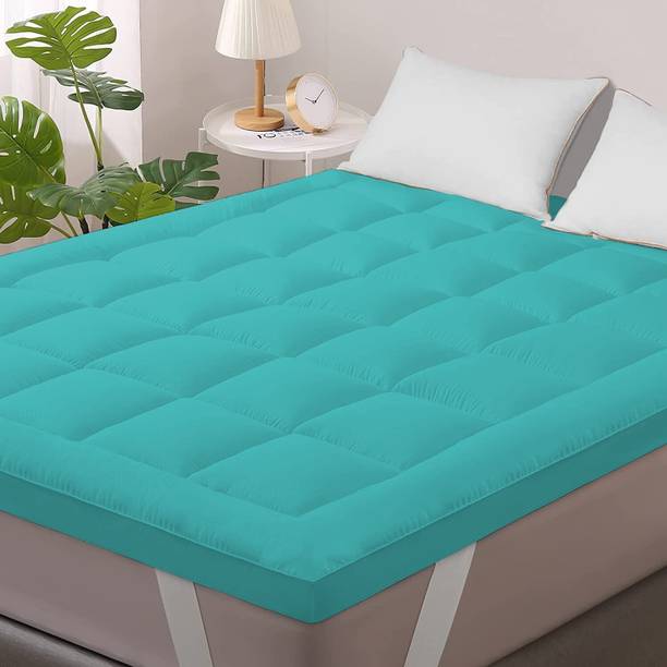 Jaipurlinen Mattress Topper King Size Breathable, Waterproof Mattress Cover