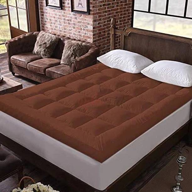 YUKU Mattress Topper Double Size Breathable, Stretchable, Waterproof Mattress Cover
