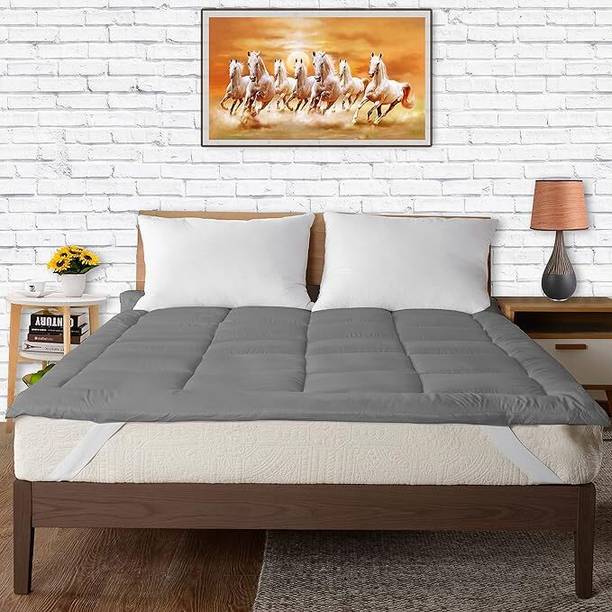 Ridhi sidhi Mattress Topper Double Size Stretchable, Waterproof Mattress Cover