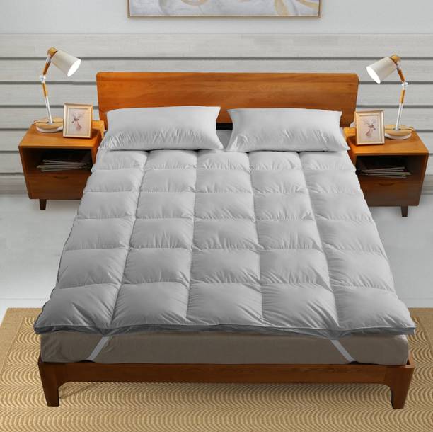 AVNIFY Queen Size Mattress Topper Polyster Breathable, Stretchable, Waterproof Mattress Cover