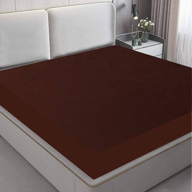 Mattress Protector Single Size Fitted Terry Cotton Brea...