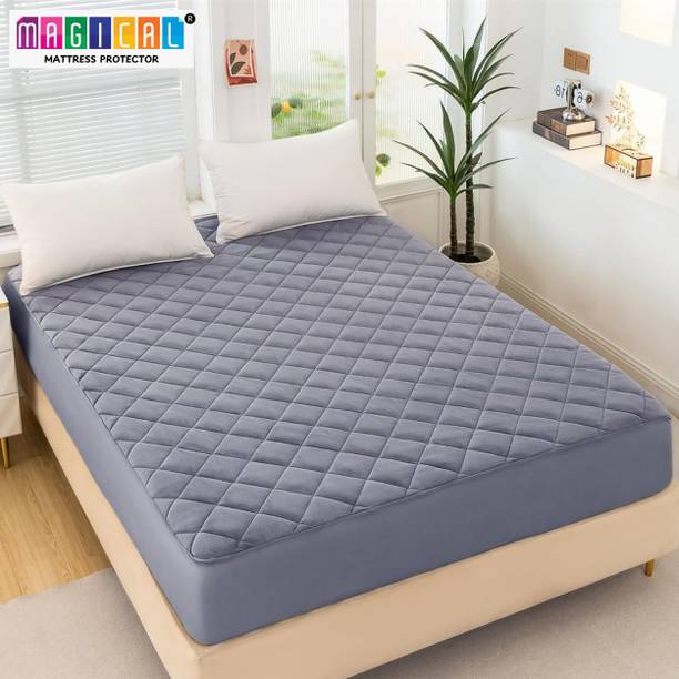 MAGICAL King Size Fitted Cotton Waterproof Mattress Cover