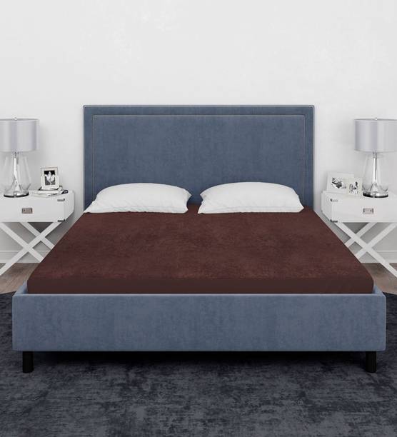 Magixy King Size Fitted Terry Cotton Breathable, Stretchable, Waterproof Mattress Cover