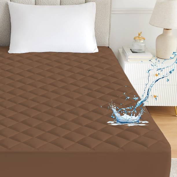 AYKA Queen Size Fitted Cotton Waterproof, Breathable, Stretchable Mattress Cover