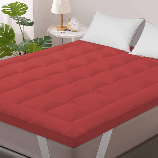 Jaipurlinen Mattress Topper King Size Breathable, Waterproof Mattress Cover