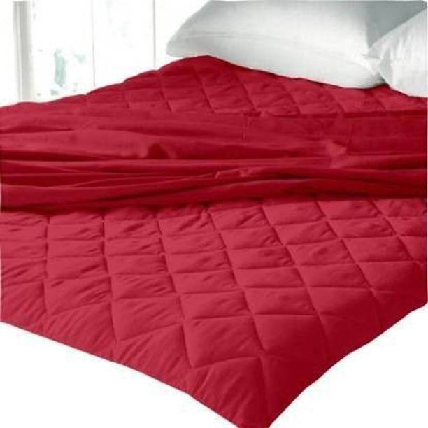 WebDealz King Size Elastic Strap Terry Cotton Stretchable, Waterproof Mattress Cover