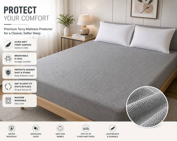 Comfort Shield Single Size Breathable, Stretchable, Waterproof Mattress Topper