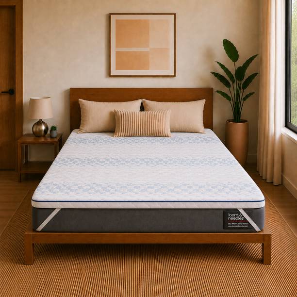 Loom & Needles 2 inch (5.08 cm) Single Size Memory Foam Breathable Mattress Topper