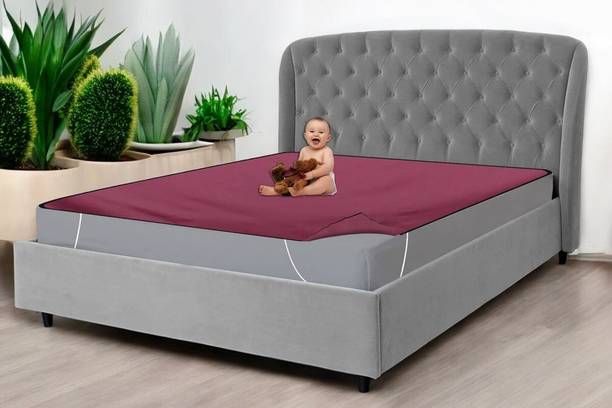 PrimeCover King Size Fitted Synthetic Waterproof Mattre...
