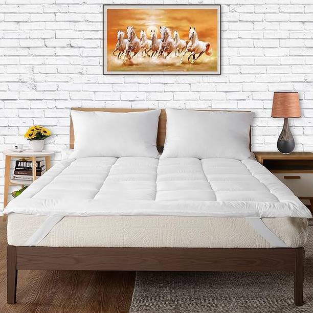 JP SHINE Mattress Topper King Size Stretchable, Waterproof Mattress Cover