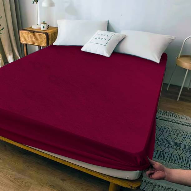 Oyo Baby King Size Fitted Terry Cotton, Cotton Waterproof, Stretchable, Breathable Mattress Cover