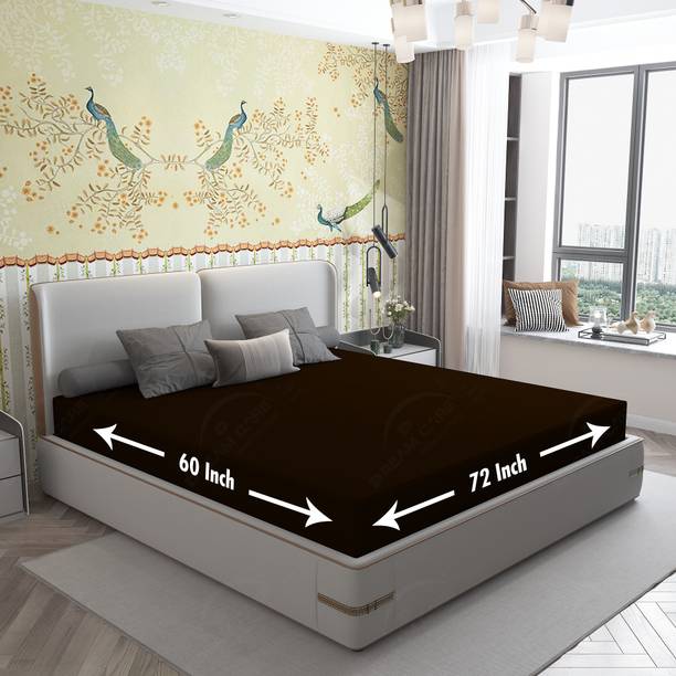Dream Care Queen Size Fitted Terry Cotton Breathable, Stretchable, Waterproof Mattress Cover