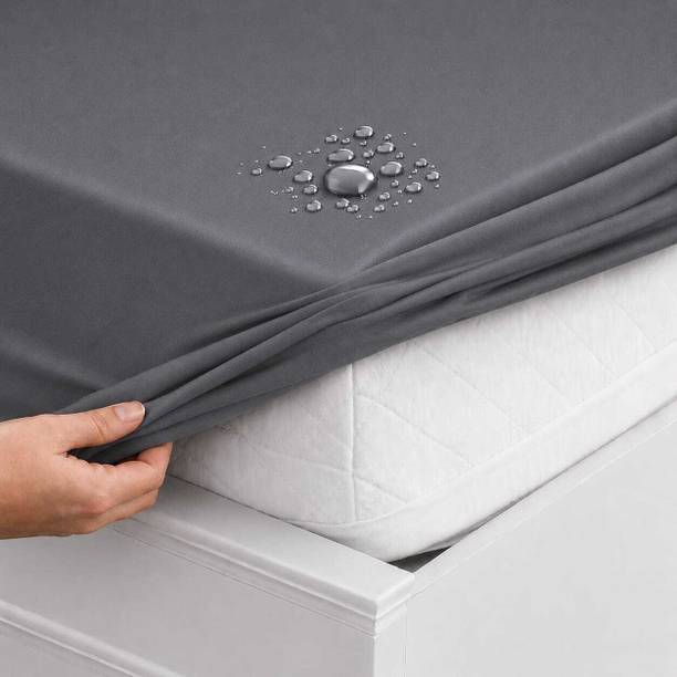shyam creatives Double Size Fitted Cotton Breathable, Stretchable, Waterproof Mattress Cover