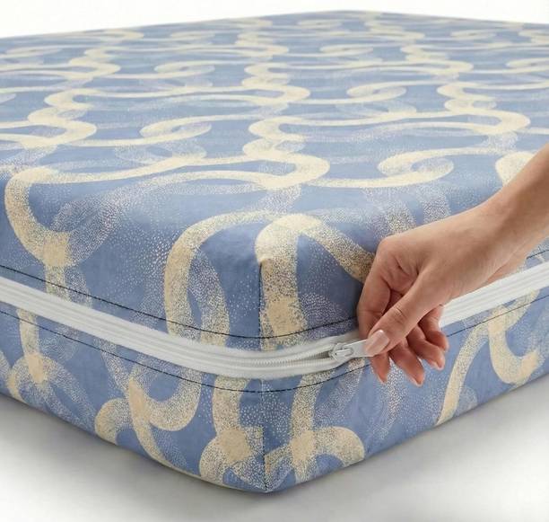 Flipkart SmartBuy Single Size Zippered Polycotton Breathable Mattress Cover