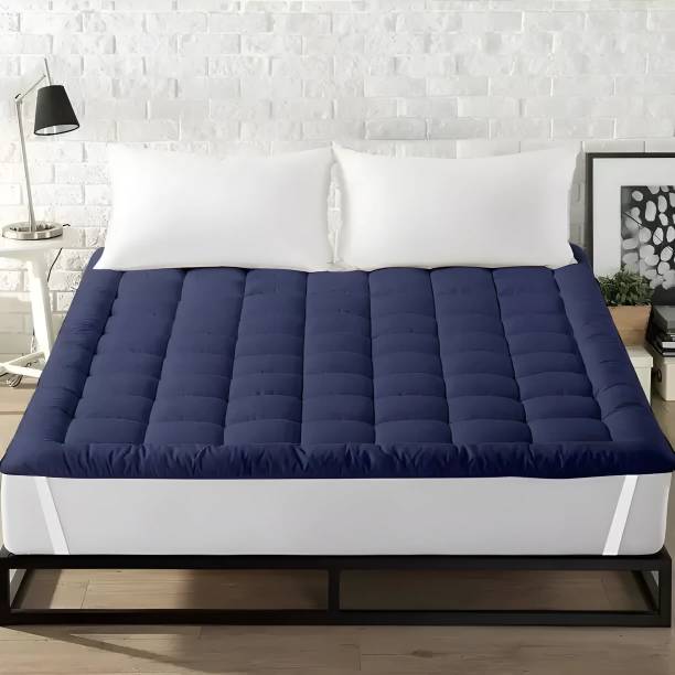 Jaipurlinen Mattress Topper King Size Breathable, Stretchable, Waterproof Mattress Cover