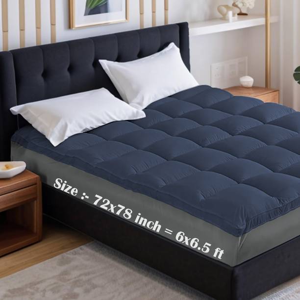 Jaipurlinen Mattress Topper King Size Breathable Mattress Cover