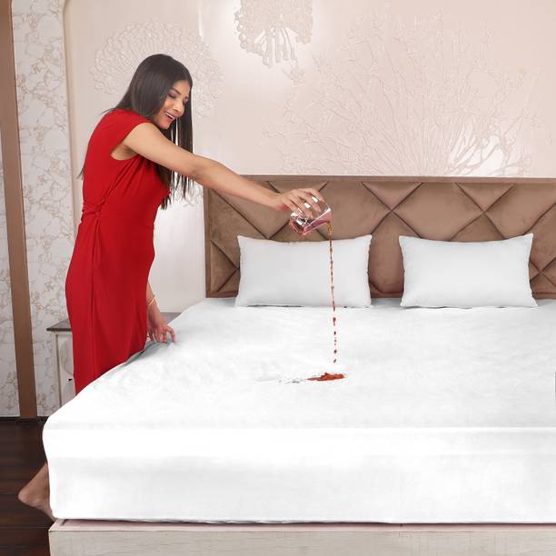 AVI XL Size Fitted Terry Cotton Waterproof Mattress Cov...