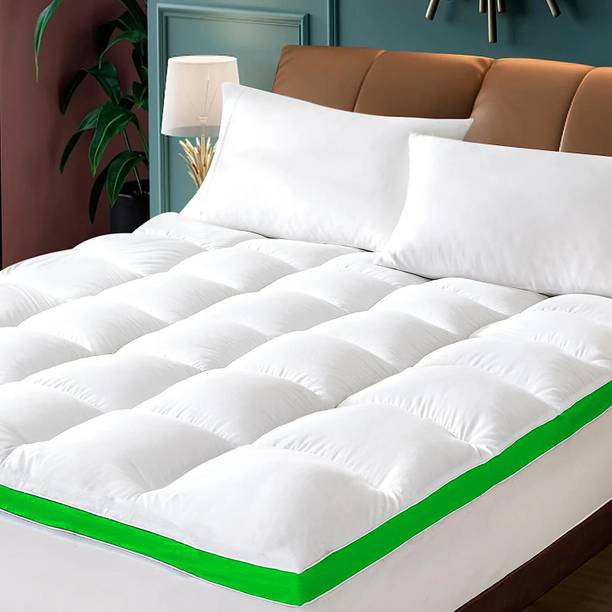 Linenovation King Size Mattress Topper Polycotton Breathable Mattress Cover