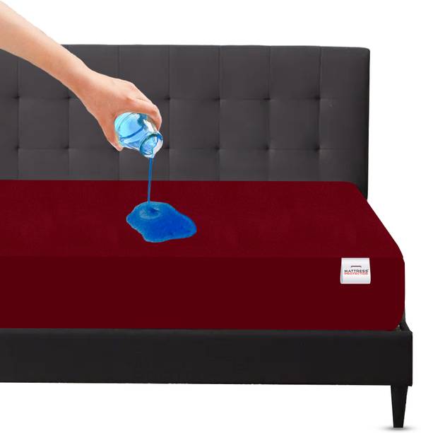 Mattress Protector Fitted Single Size Breathable, Stretchable, Waterproof Mattress Cover