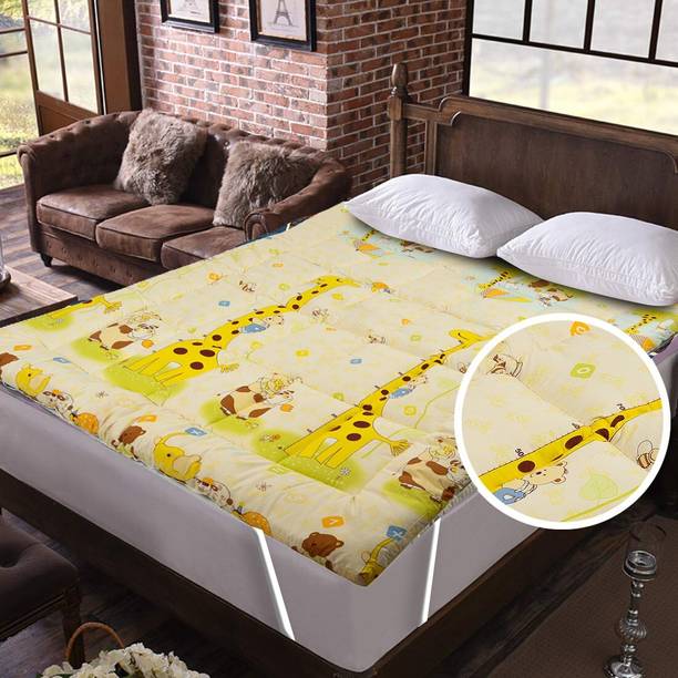 RRC 3 inch (7.62 cm) King Size Microfibre Breathable, Stretchable, Waterproof Mattress Topper