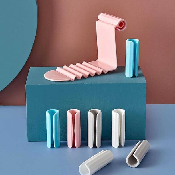 Finner 6 Pcs Mattress Sheet Clips | Bed Sheet Retainer Holders for Neat Bedding Polypropylene Cloth Clips