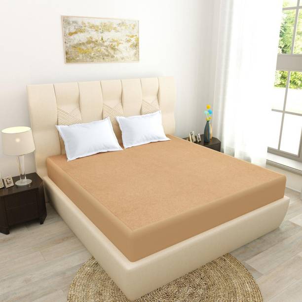 bhavika Mattress Topper Double Size Waterproof Mattress Cover