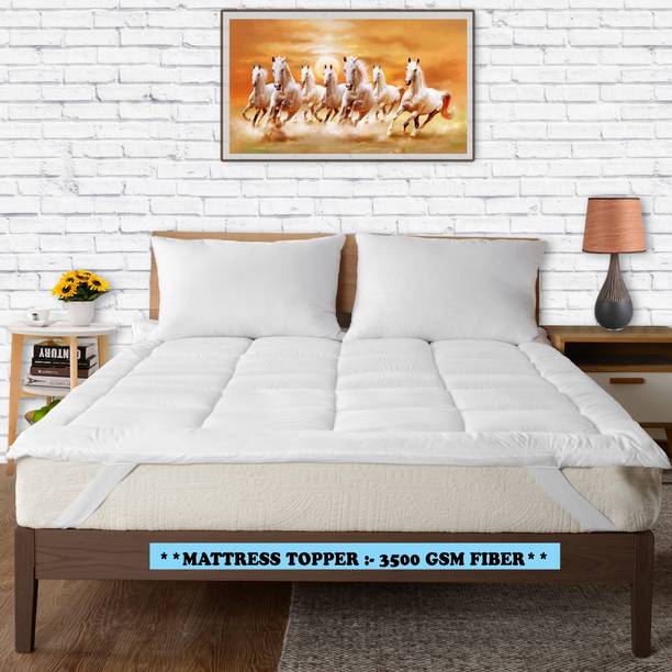 EVERDECOR Mattress Topper Single Size Breathable, Stretchable, Waterproof Mattress Cover