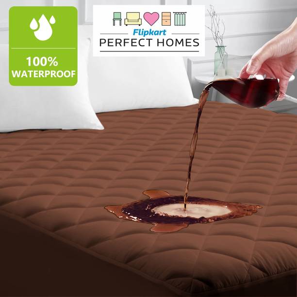 Flipkart Perfect Homes King Size Fitted Polyster Breathable, Stretchable, Waterproof Mattress Cover