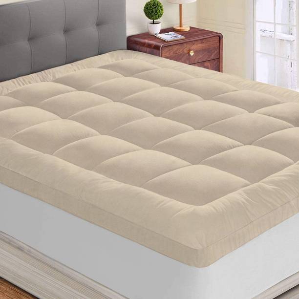 TUNDWAL'S Mattress Topper Double Size Breathable, Stretchable, Waterproof Mattress Cover