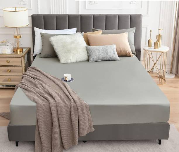 Ultrasleep Fitted Double Size Breathable, Waterproof Mattress Cover