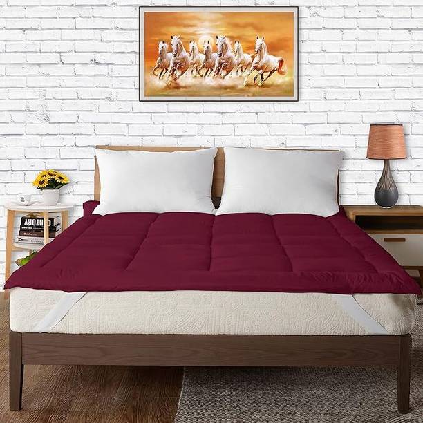Ridhi sidhi Mattress Topper Single Size Stretchable, Waterproof Mattress Cover
