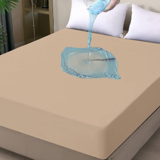 Jaipurlinen Elastic Strap Queen Size Waterproof Mattress Cover