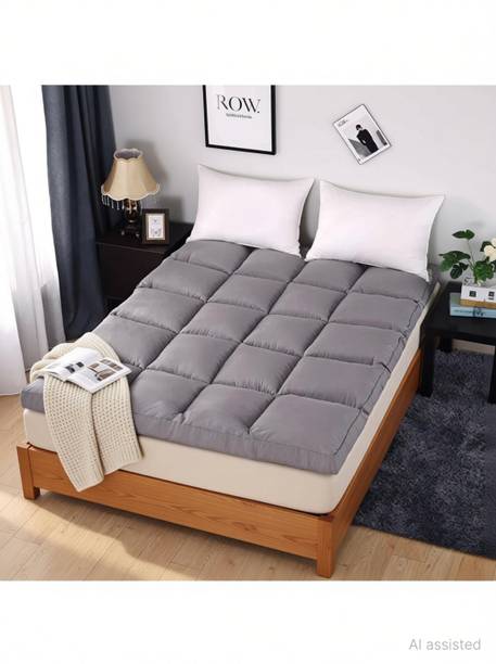 RRC 3 inch (7.62 cm) King Size Microfibre Breathable, Stretchable, Waterproof Mattress Topper