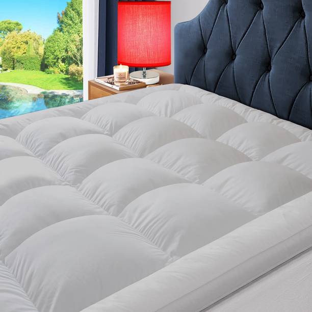 TUNDWAL'S Mattress Topper Queen Size Breathable, Stretchable, Waterproof Mattress Cover
