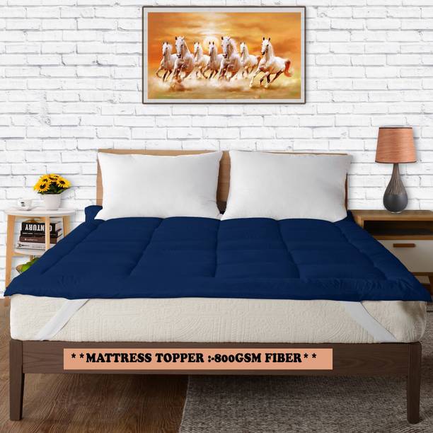 ITAJ Mattress Topper Double, Queen Size Breathable, Stretchable, Waterproof Mattress Cover