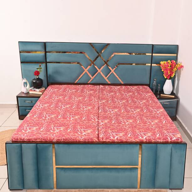 Bloomery Zippered Double Size Breathable Mattress Cover