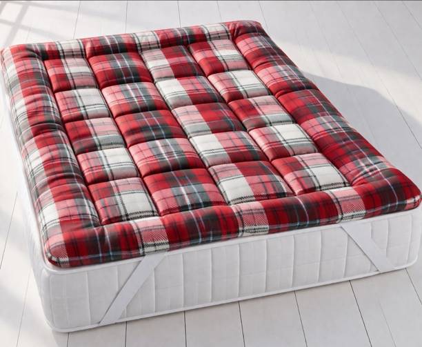 TUNDWAL'S 2 inch (5.08 cm) King Size Microfibre Waterproof Mattress Topper