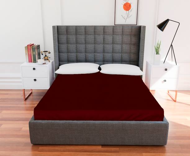 Flipkart SmartBuy Queen Size Fitted Terry Cotton Breath...