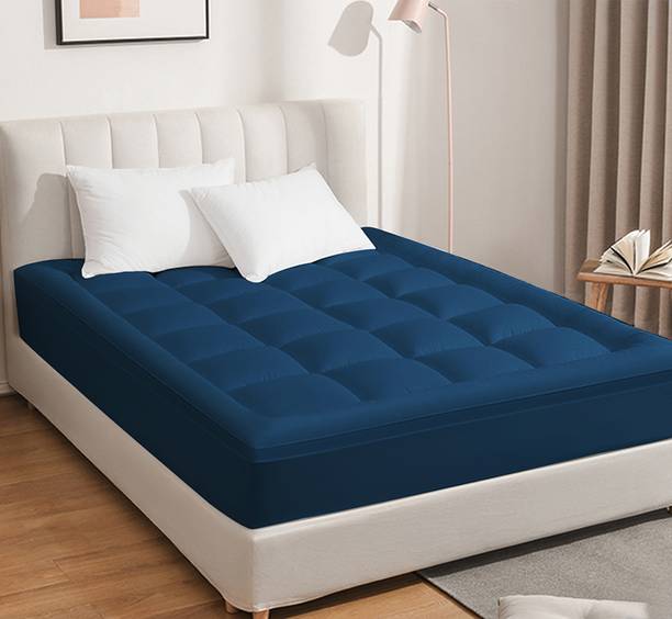 Cloth Fusion 2 inch (5.08 cm) King Size Microfibre Breathable Mattress Topper